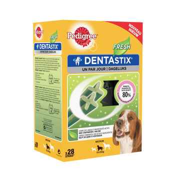 Os Dentastix chien moyen : 7 sticks, 720g