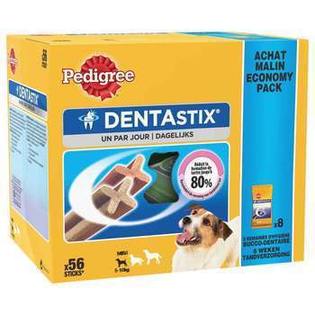 Os à mâcher Dentastix petit chien : Multipack x56