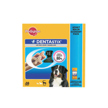 Os à mâcher Dentastix grand chien : Multipack x56