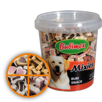 Friandise Bubi Snack Mixies pour chien : 500g
