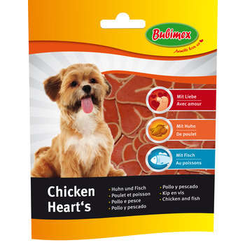 Friandise Cur pour chien : poulet et poisson