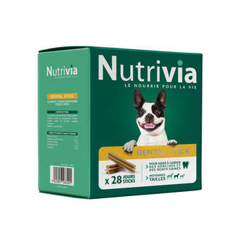 Nutrivia Dental Sticks pour chien : 4x180g