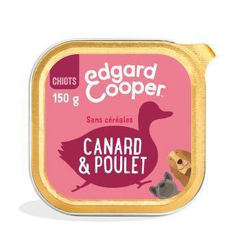 Edgard cooper - pâtée sans céréales canard & poule