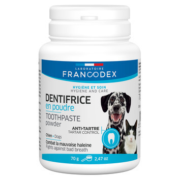 Dentifrice en poudre pour chien 70G