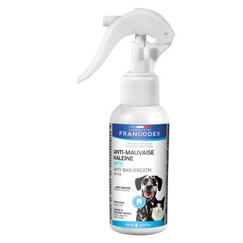 Spray anti-mauvaise haleine pour chien  spray de