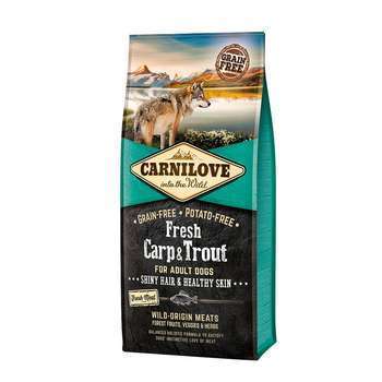 Croquettes chien adulte peau sensible à la carpe e