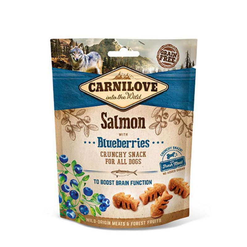 Carnilove - friandises sans céréales crunchy saumo