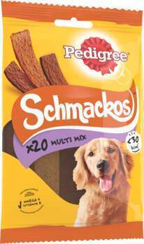 Stick Schmackos multi saveurs pour chien x20