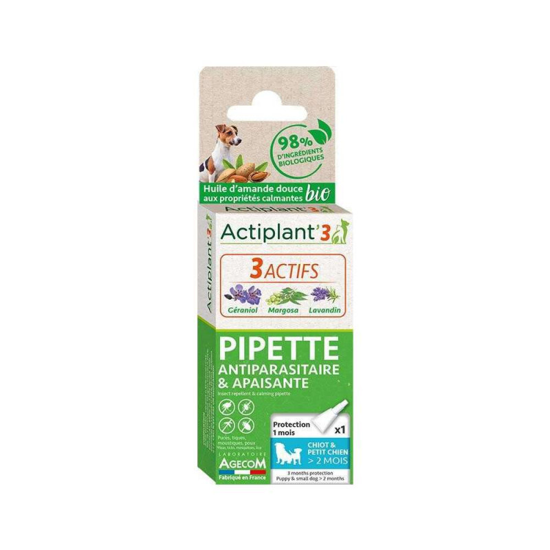 Pipette antiparasitaire & apaisante Chiot/chien (2