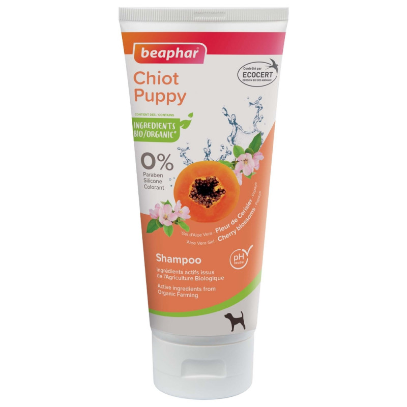 Shampoing labellisé Bio pour chiot 200 ml