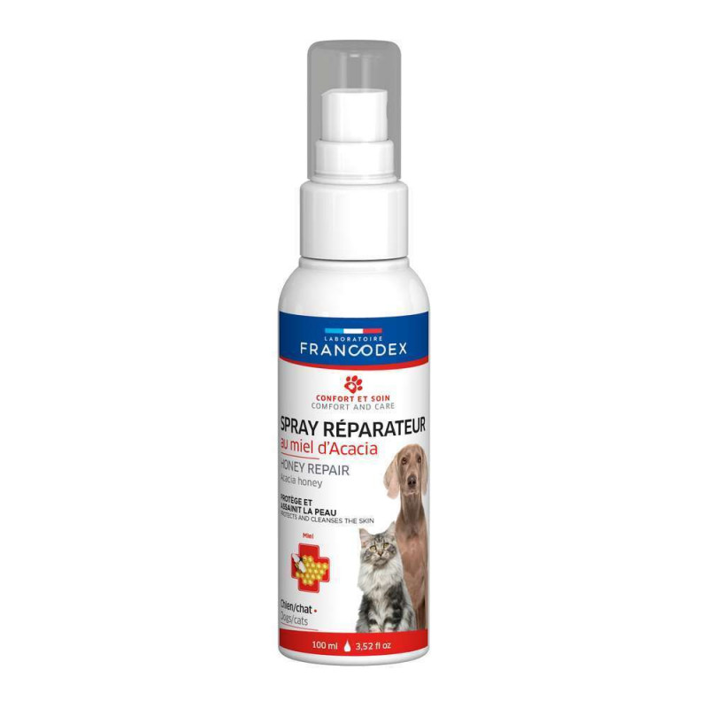Spray Réparateur au miel d'Acacia pour chien et ch