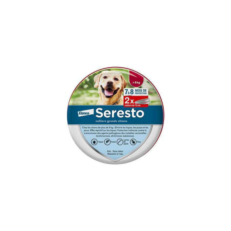 Seresto chien - colliers anti-puces et anti-tiques