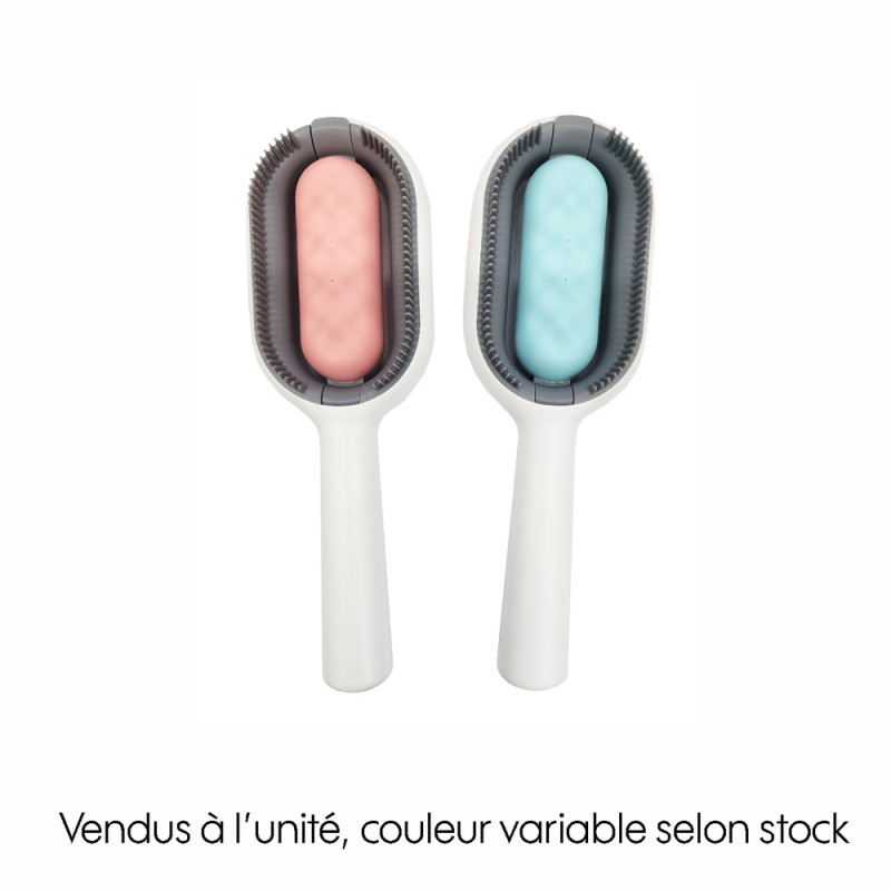 Brosse à vapeur pour chien et chat - L. 3xl. 5xH.