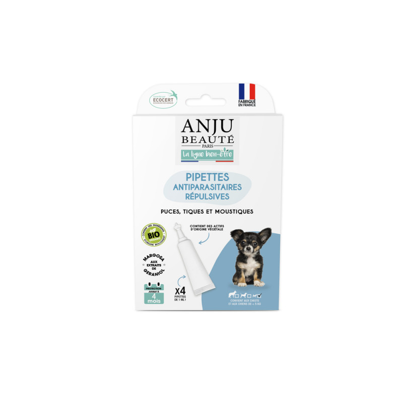 Pipettes antiparasitaires répulsives bio x4 - Chio