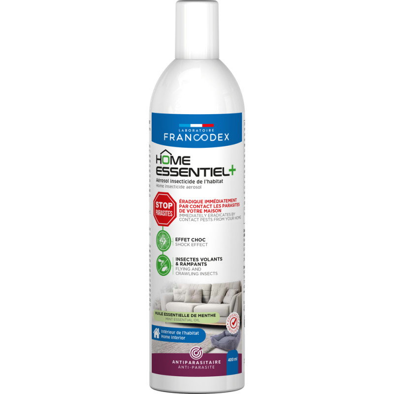 Aérosol insecticide de l'habitat : Home essentiel+