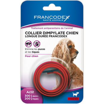 Collier antiparasitaire longue durée pour chien :