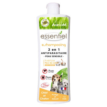 Shampooing 2en1 anti odeur pour chiot et chaton :