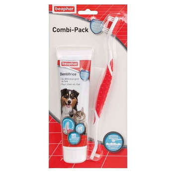 Combi-pack : brosse à dents et dentifrice pour chi