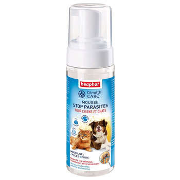 Diméthicare: mousse stop parasites pour chiens et