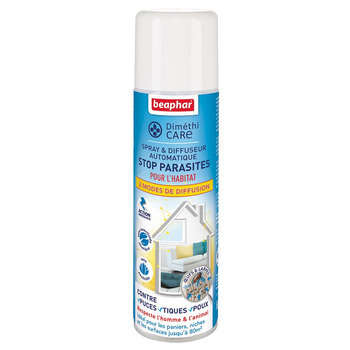 Diméthicare: spray & diffuseur auto stop parasites
