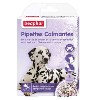 Pipettes calmantes à base de Valériane, pour chien