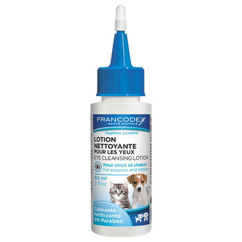 Soin yeux - lotion nettoyante pour chiot/chaton 60