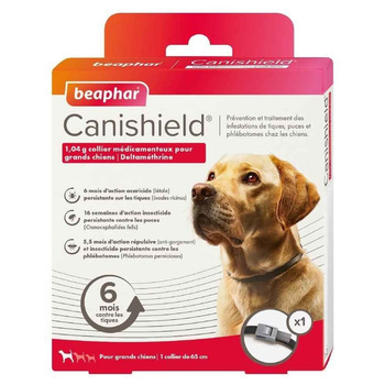 Collier Anti-puces Tiques pour Grand Chien - x1