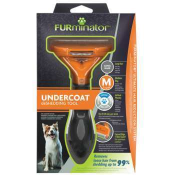 Brosse pour chien Undercoat M Poils longs