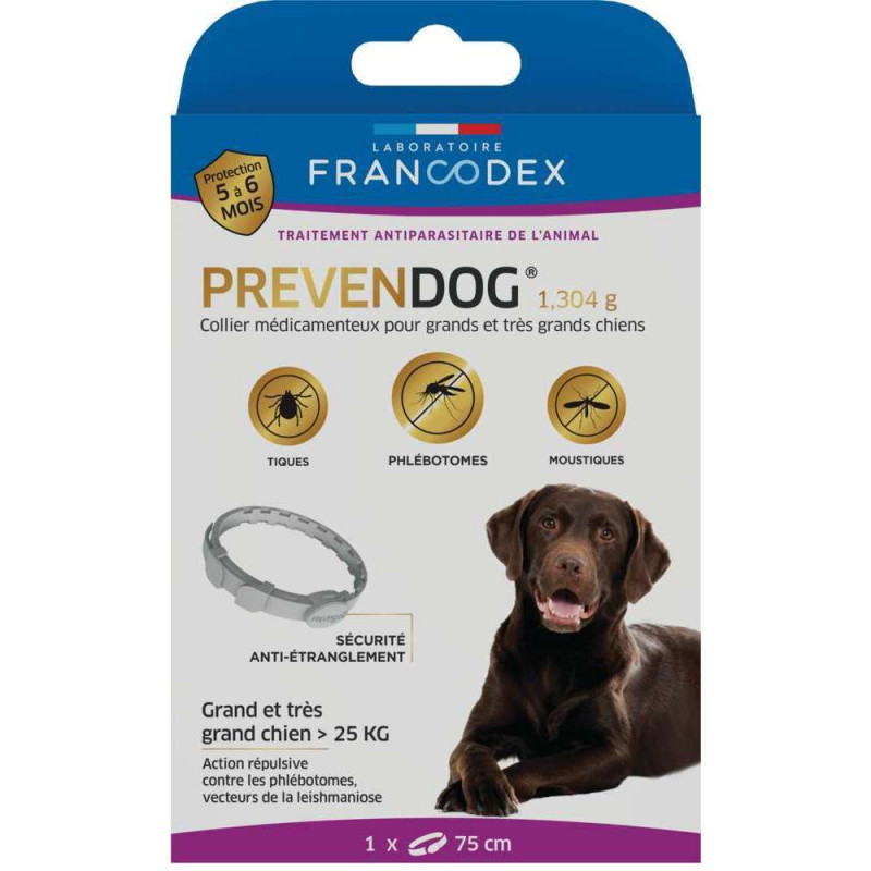 Collier prevendog pour chien 25kg
