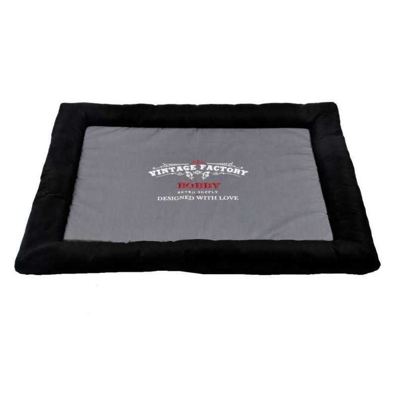 Tapis factory, couleur noir, taille L.