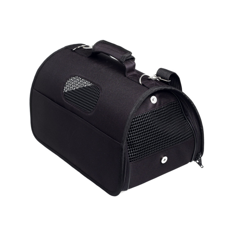 Sac transport urban petit et moyen chien noir : l