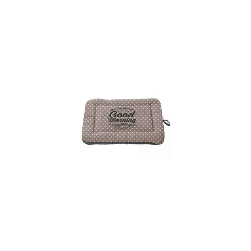 Matelas chien : Good morning, gris/noir