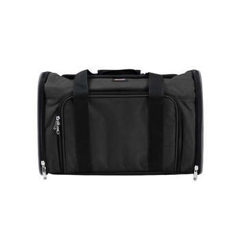 Sac de transport chien Camping Wouapy : noir, L. 4