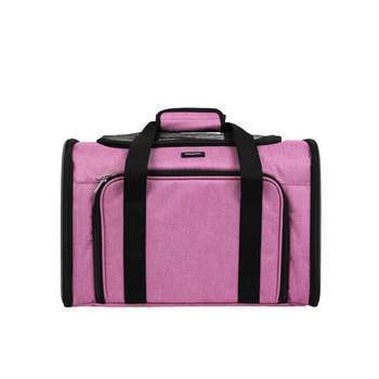 Sac camping pour chien  45x25x28cm rose