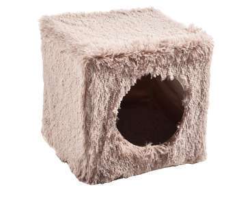 Cube Poilu Marron