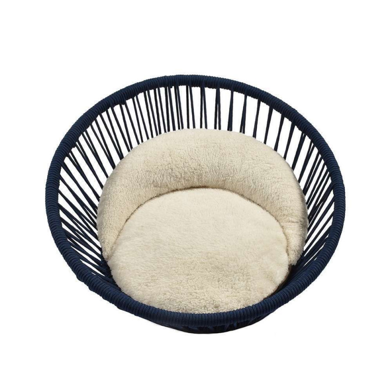 Corbeille Green Bleue L. 50cm