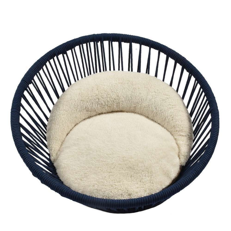 Corbeille Green Bleue L. 90cm