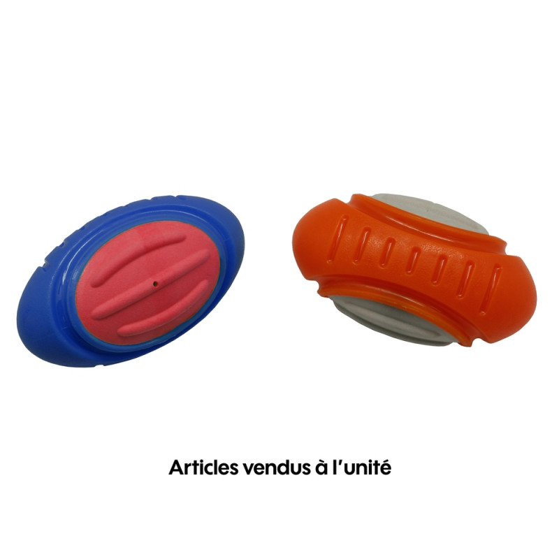 Jouet Foot us sensory pour chien L 17. 5cm coloris
