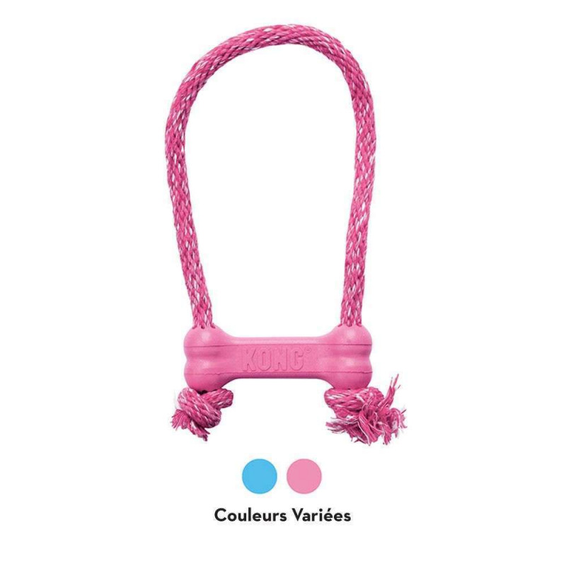 Jouet pour chiot puppy goodie avec corde coloris a