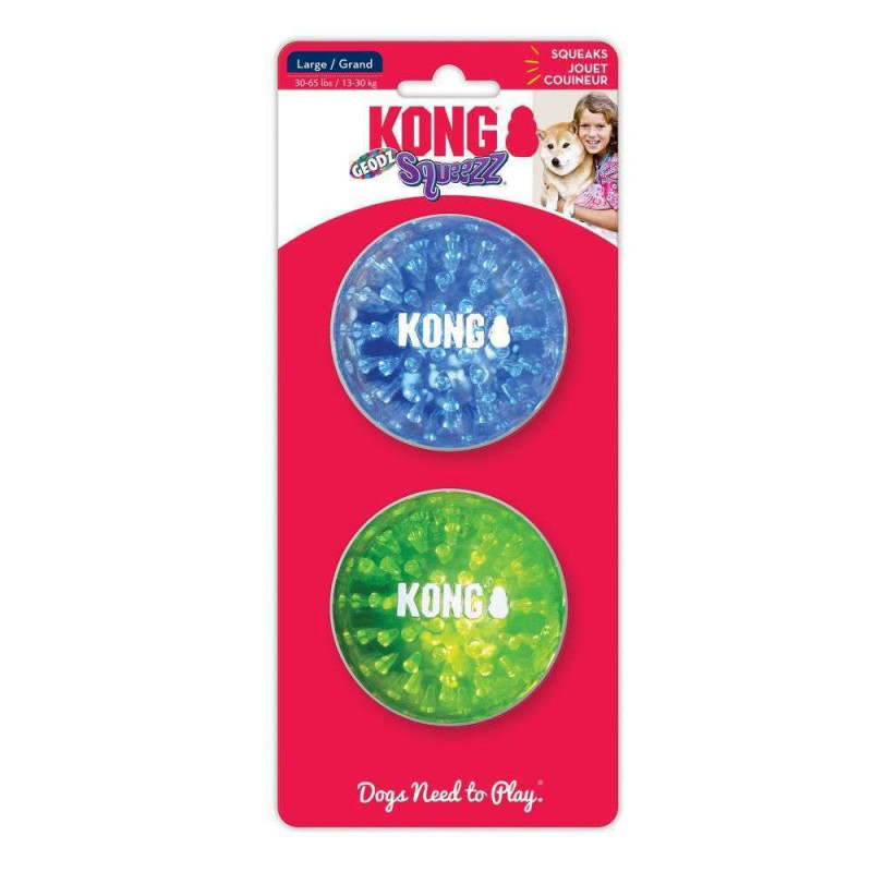Jouet pour chien squeezz geodz - coloris aléatoire