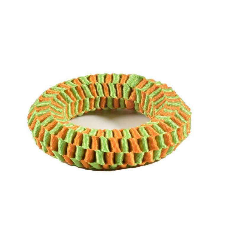 Jouet Ring pour chien M orange