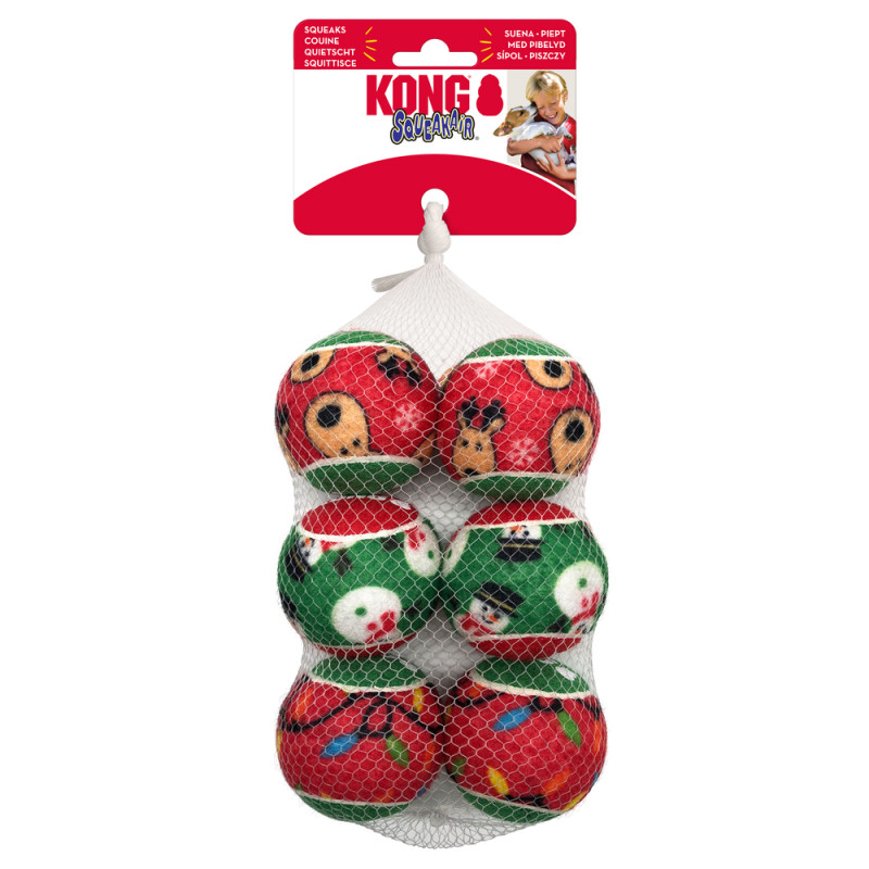 Jouet pour chien Squeakair balle x6 - M