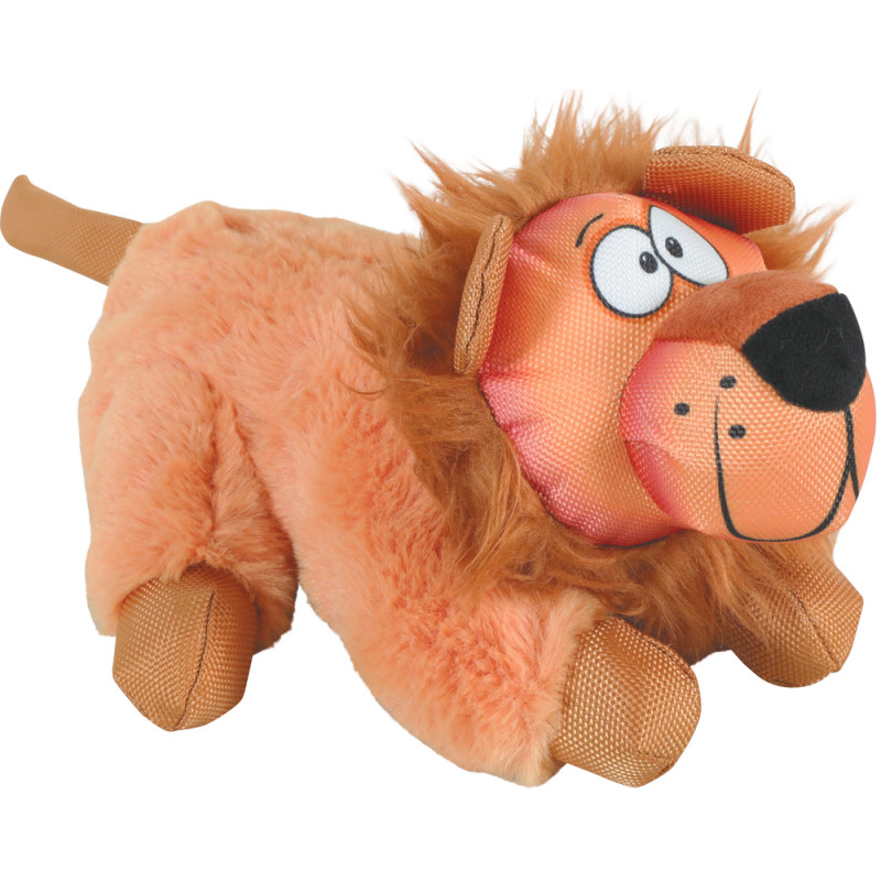Peluche Friends pour chien, Léon le lion - H. 13,5