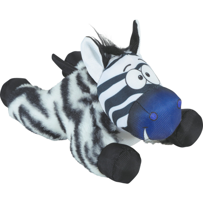 Peluche Friends pour chien, Caleb le zèbre - H. 17