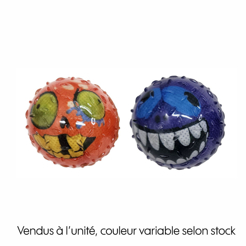 Jouet sonore pour chien : balle Zombiz - H. 7,5cm