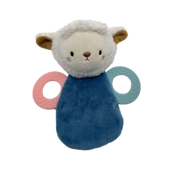 Jouet pour chiot : peluche mouton avec hochet - H.