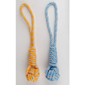 Jouet Corde traction coton pour petit chien 27 cm