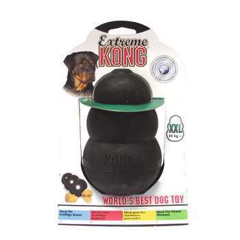 Jouet pour chien KONG Extreme XXL : Caoutchouc noi