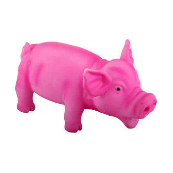 Jouet cochon latex pour chien : Longueur 20 cm