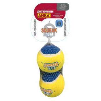 Balle tennis avec organe sonore ''squeak ball'' :